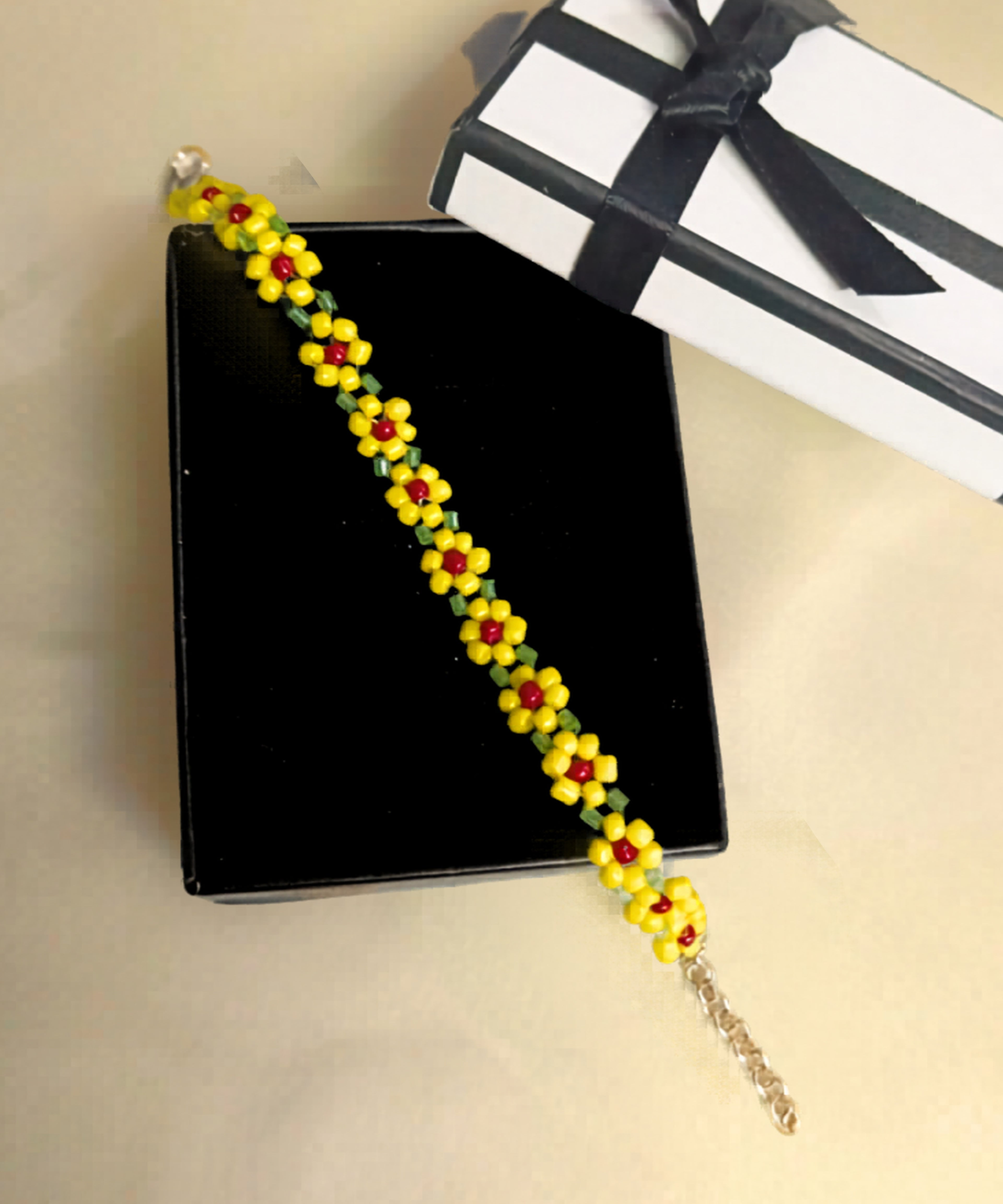 Sajora Golden Bloom Sunflower Bracelet