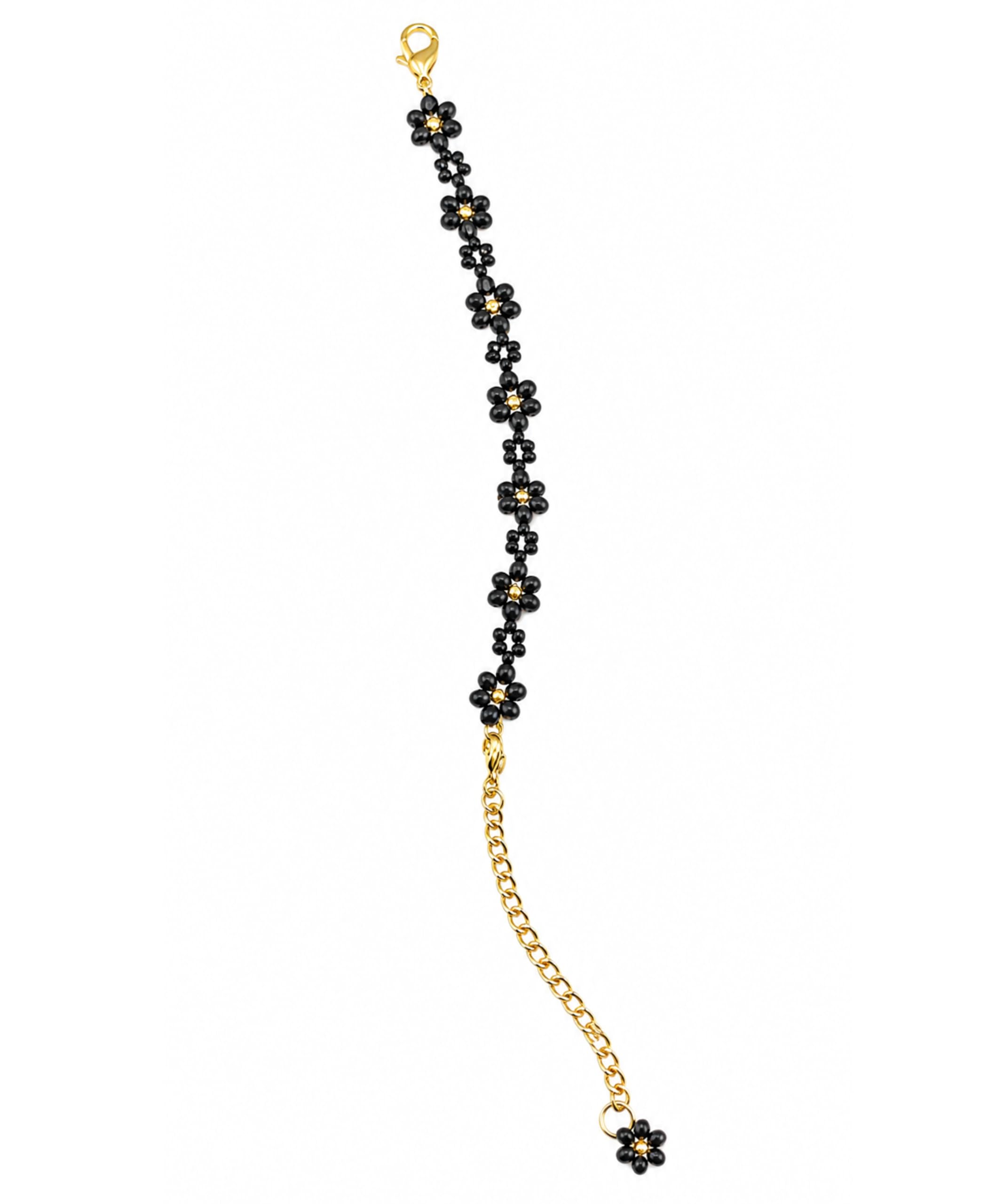 Sajora Black Petal Bracelet