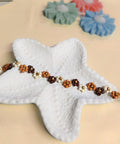 Sajora Cocoa Bloom Flower Bracelet