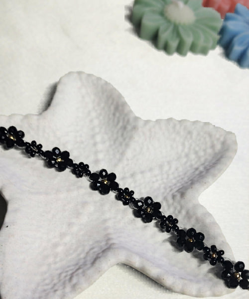 Sajora Black Petal Bracelet