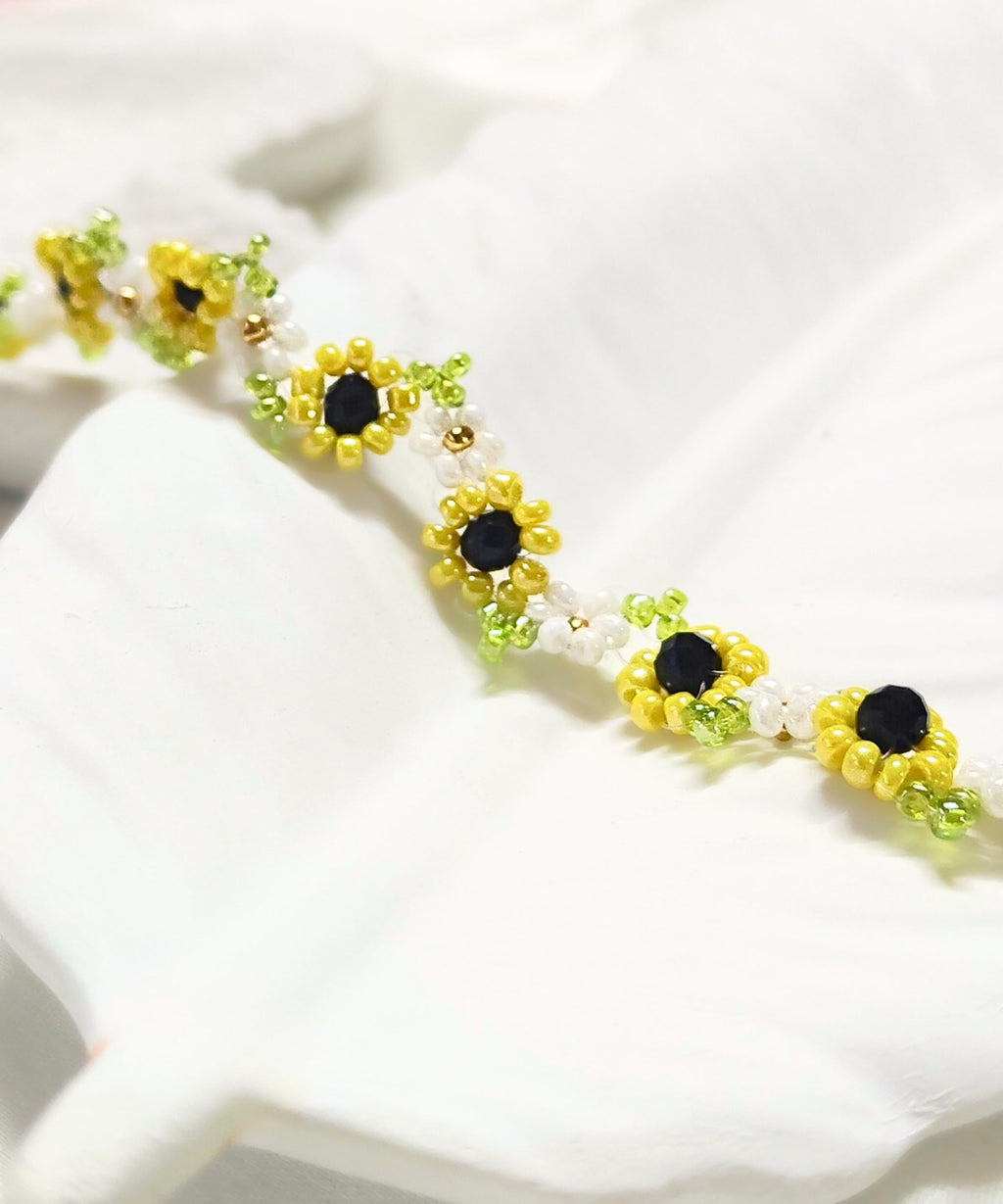 Sajora Sunshine Bloom Sunflower Bracelet