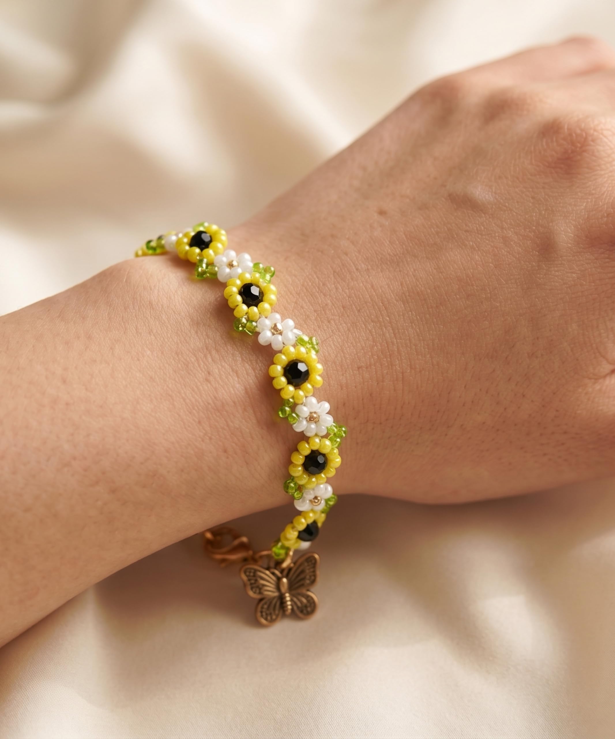 Sajora Sunshine Bloom Sunflower Bracelet