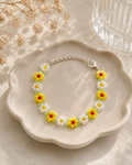 Sajora Sunlit Daisy Sunflower Bracelet
