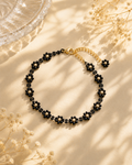 Sajora Black Petal Bracelet